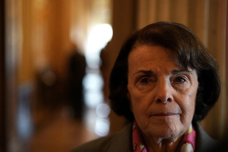 U.S. Sen. Dianne Feinstein.